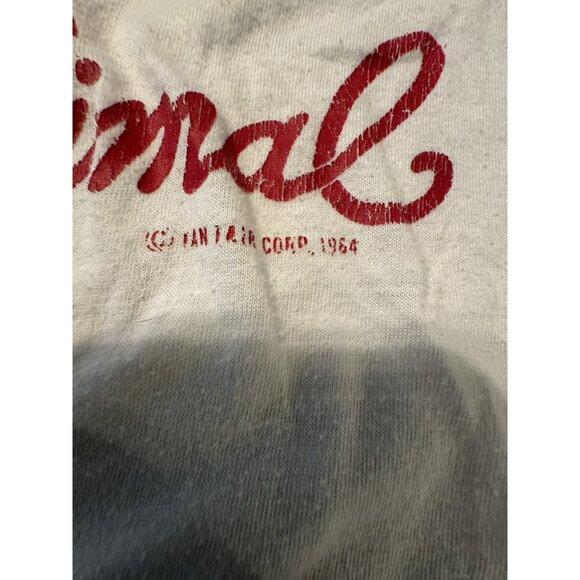 Vtg Screen Stars 1964 Fan Fair Corp Party Animal ringer T shirt Sz Medium retro - Picture 9 of 11